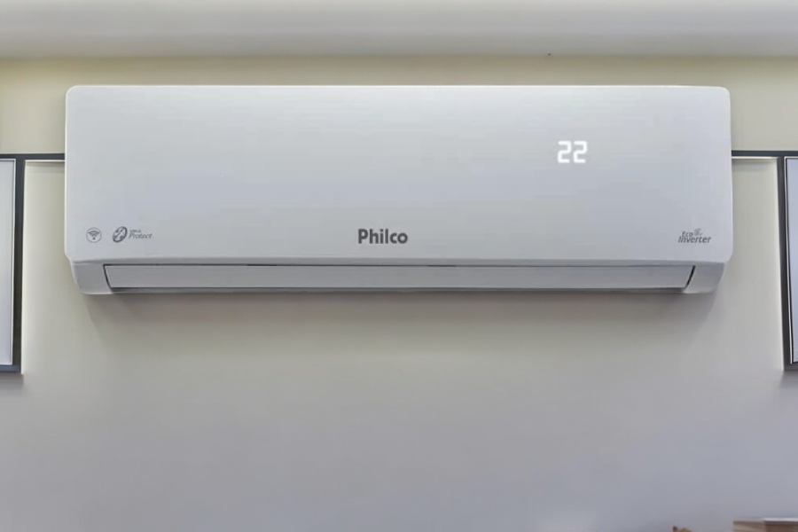 Ar Condicionado Split Hi Wall Inverter Philco VÃ­rus Protect Ambientado