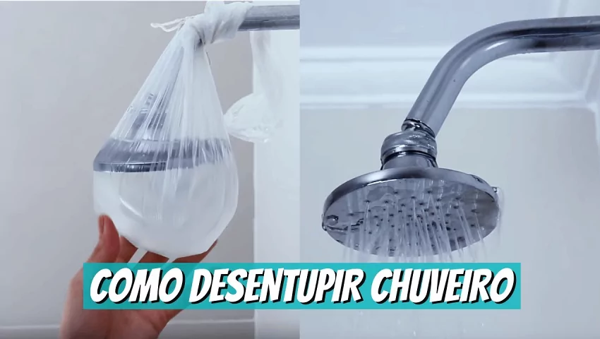 Como desentupir chuveiro